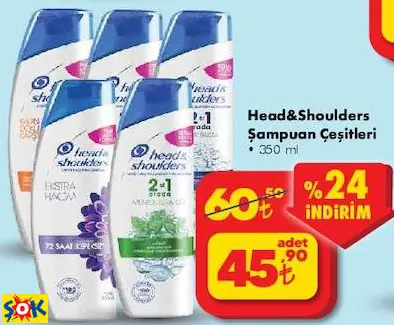 HEAD&SHOULDERS ŞAMPUAN